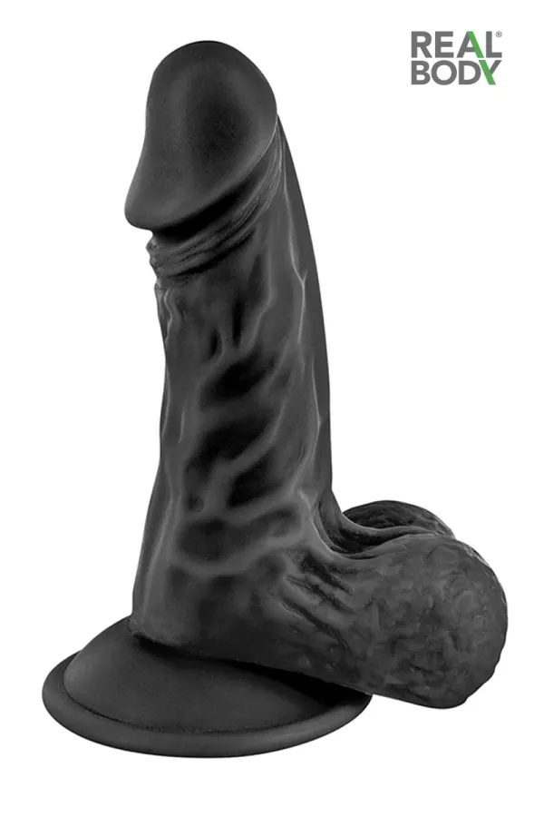 Realistic dildo black 13 cm - Real Mike