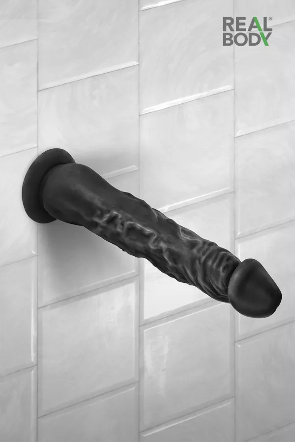 Dildo realistic 21 cm black - Real Justin