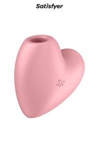 Double stimulateur Cutie Heart rose - Satisfyer