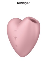 Double stimulateur Cutie Heart rose - Satisfyer