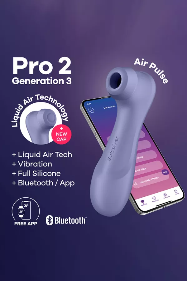 Stimulator Pro 2 Generation 3 angeschlossene Lilasen