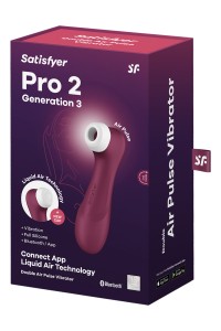 Stimulateur Pro 2 Generation 3 connecté bordeaux