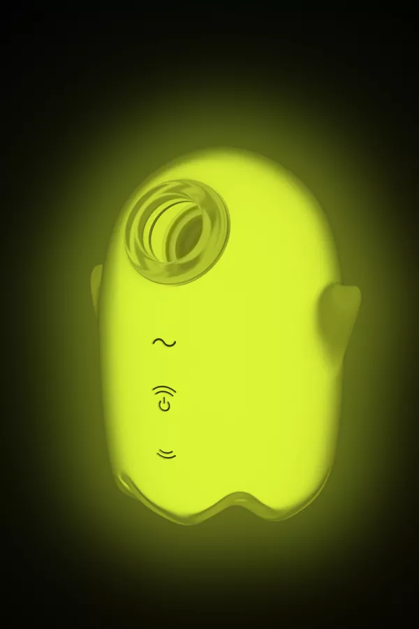 Berührungsloser, vibrierender Stimulator Glowing Ghost yellow