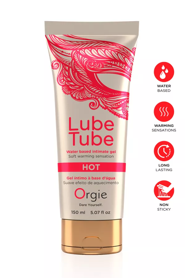 Lube Tube Lubrificante ad acqua calda riscaldante 150ml