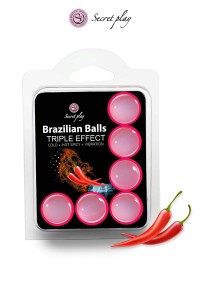 6 Brazilian Balls triple effects