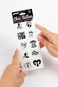 10 temporäre Tattoos Kinky Collection