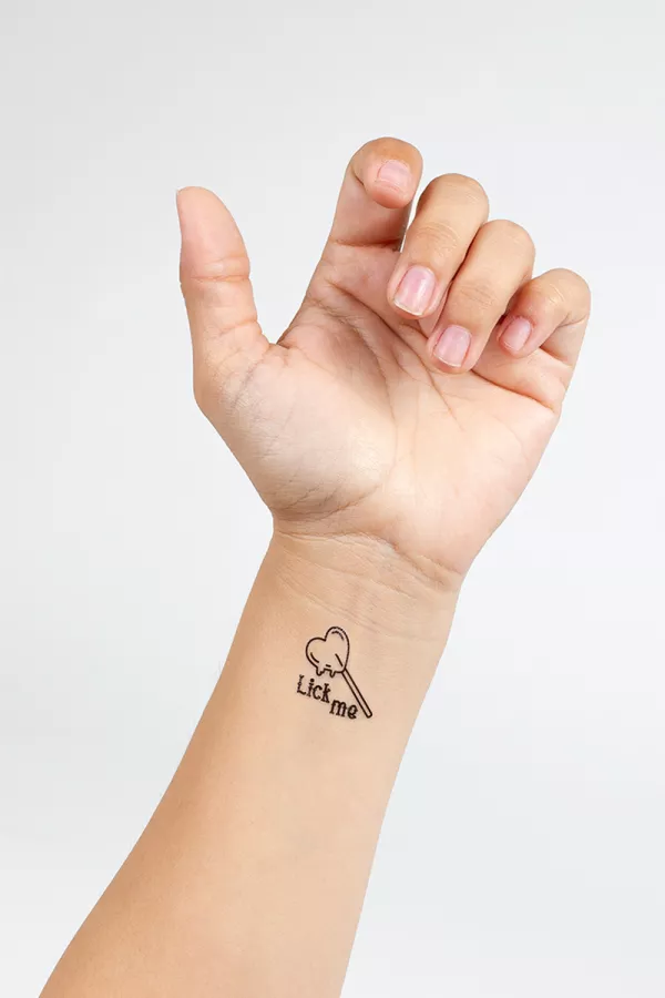 10 Temporary Tattoos Candy Collection