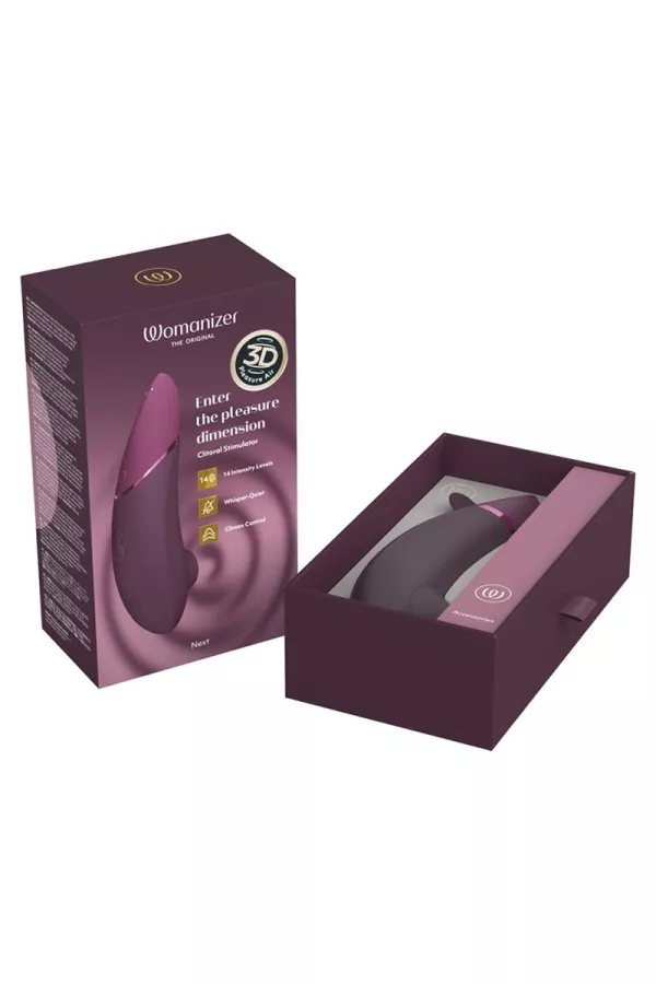 Stimulateur air pulsé violet - Womanizer Next - Sexshop Tentations