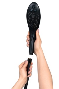 Pommeau de douche avec stimulateur clitoridien - Womanizer Wave - Sexshop Tentations