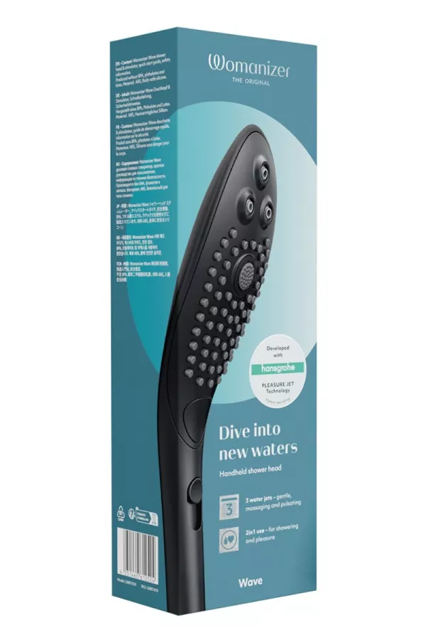 Testa doccia con stimolatore clitorideo - Womanizer Wave - Sexshop Tentations