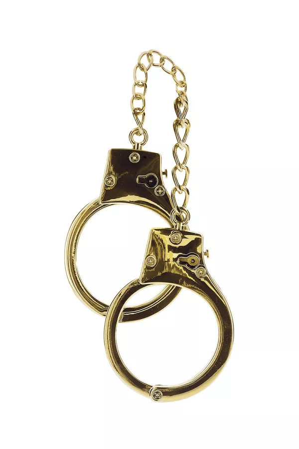 Gold plated handcuffs - Taboom - Sexshop Tentations