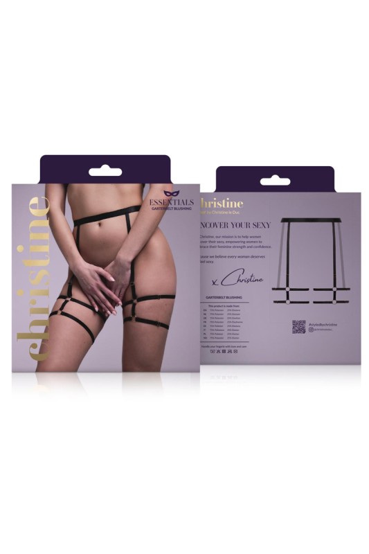 Garter belt - "Blushing" - Christine - Sexshop Tentations