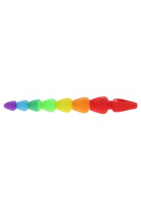 Sextoy - Anal Hat "Rainbow Heart Beads" - ToyJoy