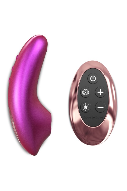 Remote controlled clitoral massager Dreamer Iridescent Berry - Love To Love