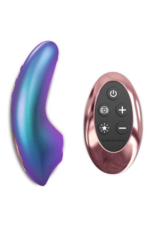 Remote controlled clitoral massager Dreamer Iridescent Turquoise - Love To Love