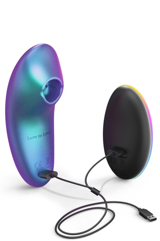 Remote controlled clitoral massager Dreamer Iridescent Turquoise - Love To Love