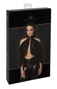 Bolero en tulle Opium F349 - Noir Handmade | Sexshop en ligne Tentations