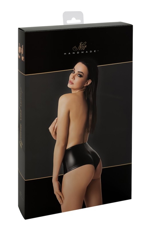 Short wetlook Mysteria F334 - Noir Handmade | Sexshop suisse Tentations