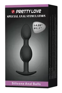 Silicone anal balls 12.5 cm