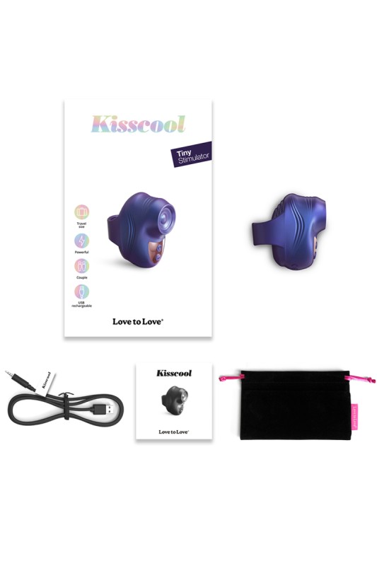 Clitoral stimulator Kisscool purple - Love to Love | Online sex shop