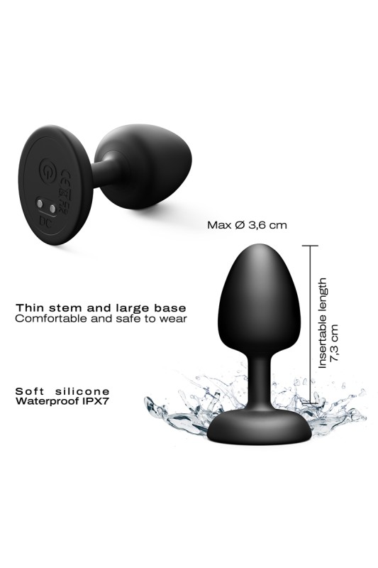 Geisha Plug Infinite M remote controlled vibrating anal plug - Dorcel | Tentations