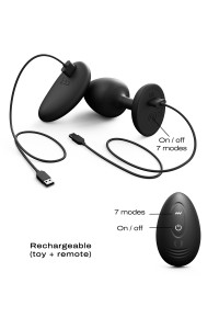 Geisha Plug Infinite M remote controlled vibrating anal plug - Dorcel | Tentations