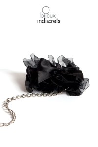 Cuffs Frou Frou in satin black - Bijoux Indiscrets | Online sex shop