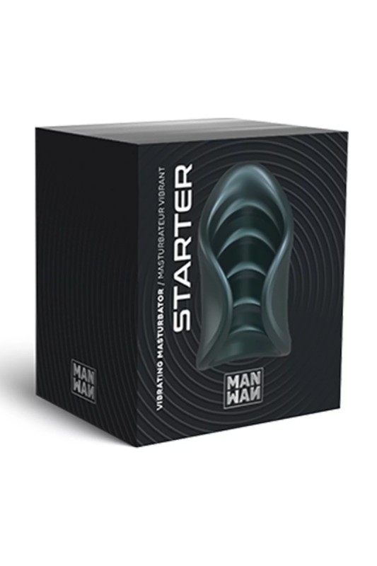 Vibrating masturbator Starter Pine Grey - Man Wan | Online sex shop