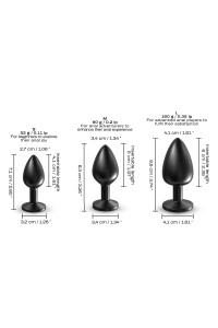 Metal anal plug Onix Plug L - Dorcel | Swiss Sexshop Tentations