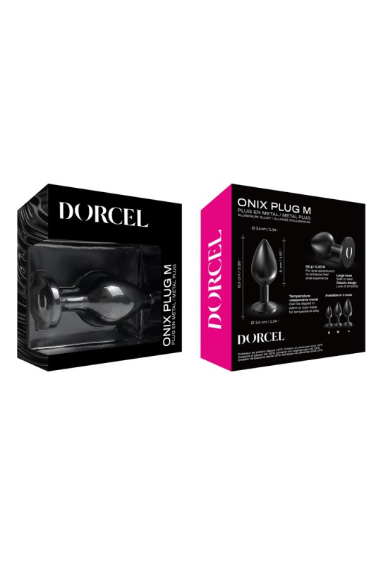 Metal anal plug Onix Plug M - Dorcel | Online sex shop Switzerland