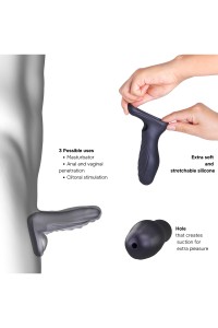 Penis Gain 3 in 1 Ryzer Black Plum - Man Wan | Tentations