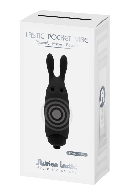 Pocket Vibe rabbit black - Adrien Lastic | Swiss sexshop online Tentations