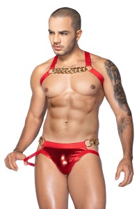 Sexy rotes zweiteiliges Set