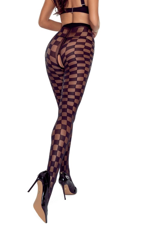 Open tights TI024 20 deniers - black - Passion | Tentations.ch