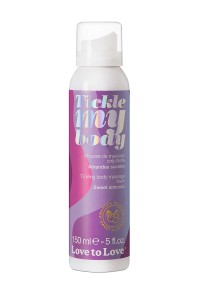 Sweet almond massage foam - Love to Love - Tentations