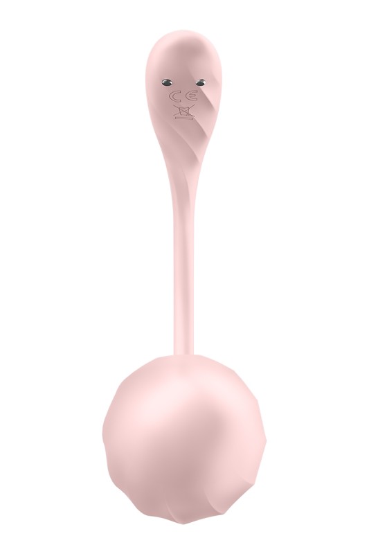 Oeuf vibrant connecté Ribbed Petal rose - Satisfyer