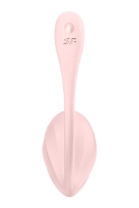 Uovo vibrante collegato Ribbed Petal rosa - Satisfyer