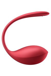 Connected vibrating egg Shiny Petal red - Satisfyer