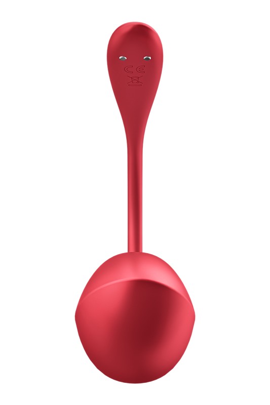 Connected vibrating egg Shiny Petal red - Satisfyer