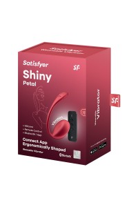 Connected vibrating egg Shiny Petal red - Satisfyer