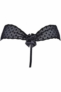 Black thong V-9058 - Axami