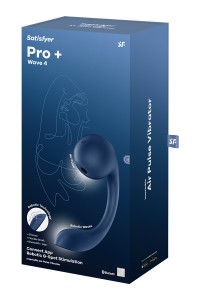 Double stimulateur Pro+ Wave 4 connecté - Satisfyer