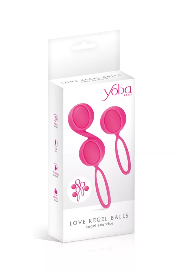 Kit 2 boules de Geisha Yoba - rose