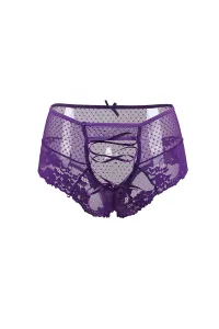 Tanga sexy purple lacing