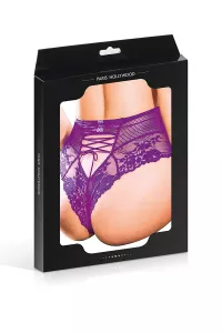 Sexy Tanga lila mit Schnürung