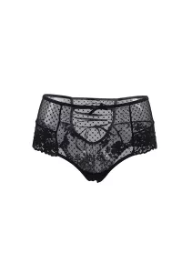 Tanga sexy noir à laçage