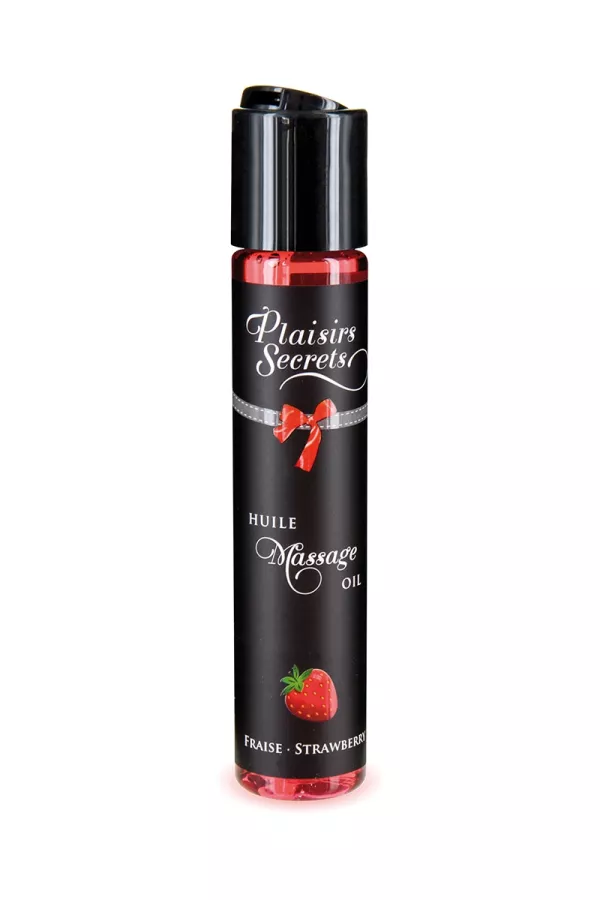 Huile de massage gourmande - Fraise