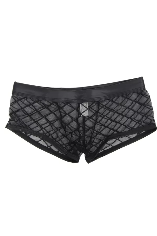 Boxer black transparent