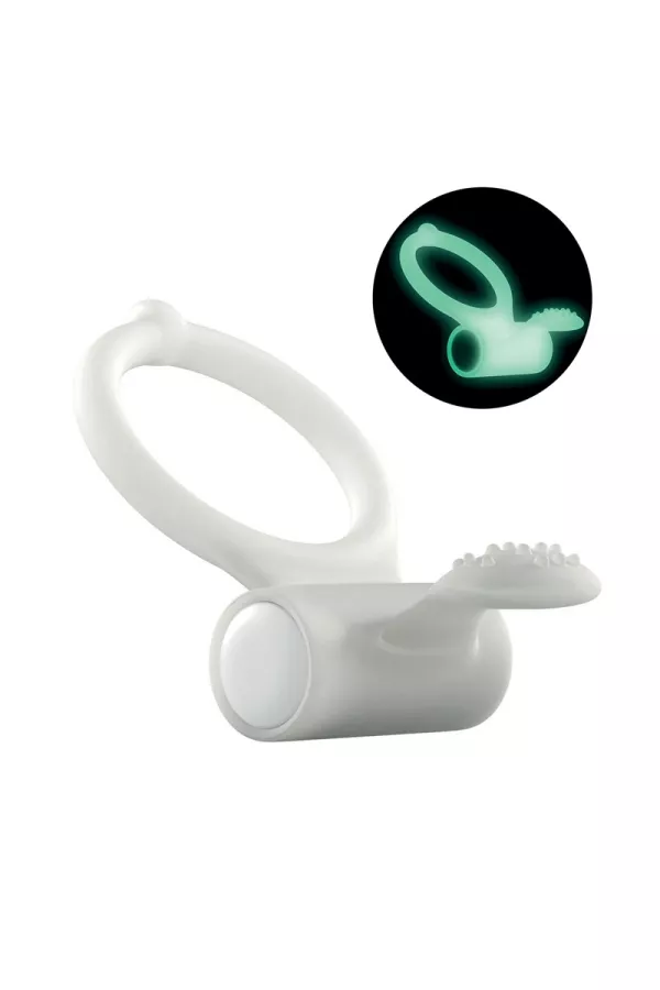 Ringe - Vibrierender phosphoreszierender Cockring „Power Clit“ - Dorcel - Sexshop Tentations