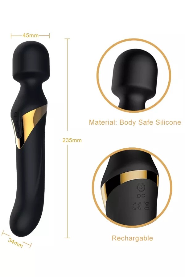 Dual Orgasms Gold Vibratore